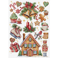 Borduurpakket Christmas Composition - Luca-S