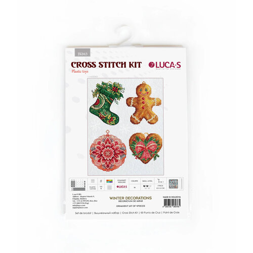 Luca-S Borduurpakket Winter Decorations - Luca-S