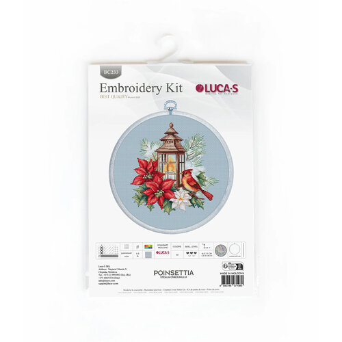 Luca-S Borduurpakket Poinsettia - Luca-S