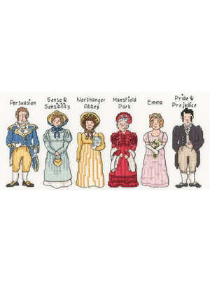 Bothy Threads Borduurpakket Alison Gardiner - No Enjoyment Like Reading - Bothy Threads