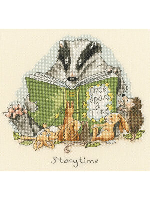 Bothy Threads Borduurpakket Anita Jeram - Storytime - Bothy Threads