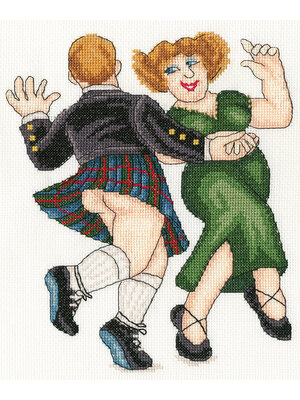 Bothy Threads Borduurpakket Beryl Cook - Och Aye - Bothy Threads