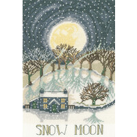 Borduurpakket Lizzie Spikes - Snow Moon - Bothy Threads