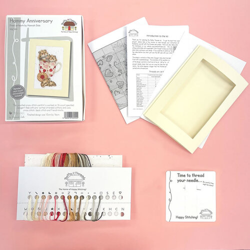 Bothy Threads Borduurpakket Hannah Dale - Hammy Anniversary - Bothy Threads Bothy Threads Borduurpakket Hannah Dale - Hammy Anniversary - Bothy Threads