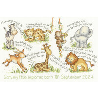 Borduurpakket Kate Garrett - Monday's Child - Bothy Threads