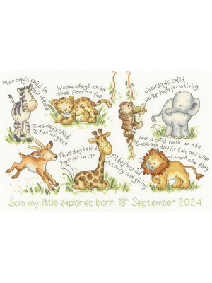 Bothy Threads Borduurpakket Kate Garrett - Monday's Child - Bothy Threads Bothy Threads Borduurpakket Kate Garrett - Monday's Child - Bothy Threads