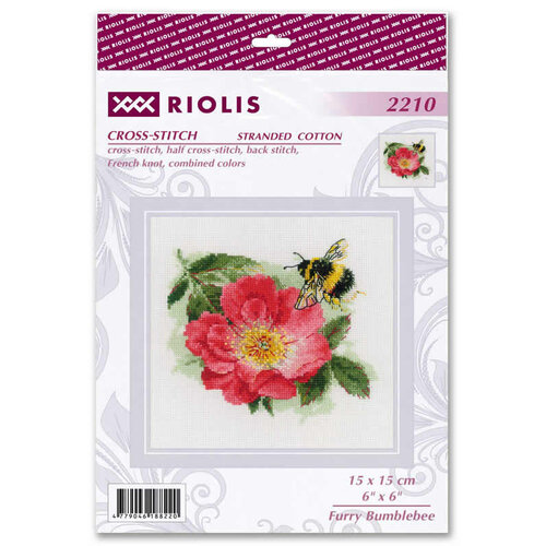 RIOLIS Borduurpakket Furry Bumblebee - RIOLIS