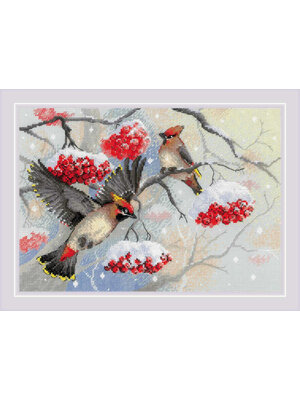 RIOLISf Borduurpakket Winter Whispers - RIOLIS RIOLISf Borduurpakket Winter Whispers - RIOLIS