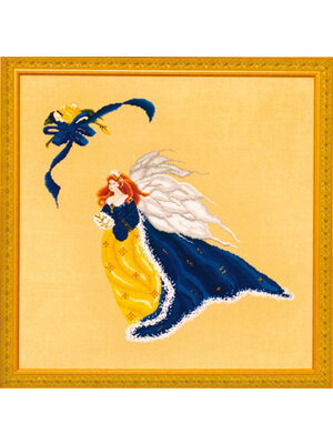 Borduurpatroon Rose in Winter - Black Swan Designs
