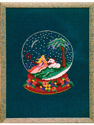 Borduurpatroon In the Forest of the Unicorn - Black Swan Designs