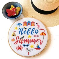 Borduurpakket Studio Koekoek - Hello Summer