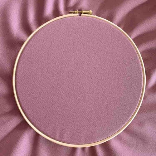 Studio Koekoek Zware Old Pink ecologische borduur canvas - GOTS-gecertificeerd 100% katoenen stof