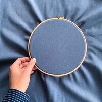 Zware Jeans ecologische borduur canvas - GOTS-gecertificeerd 100% katoenen stof