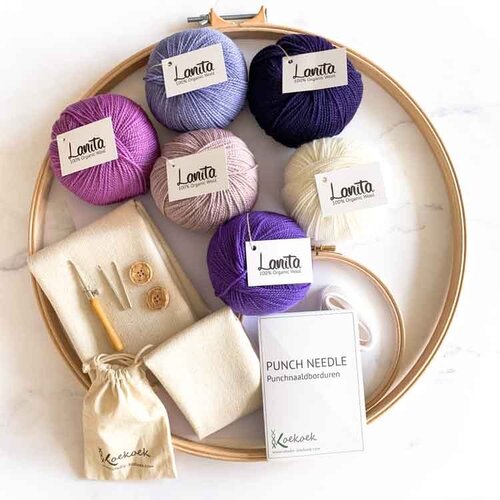Studio Koekoek - Punch Needle Pakketten - 50% korting Studio Koekoek - Punch Needle Pakketten - 50% korting