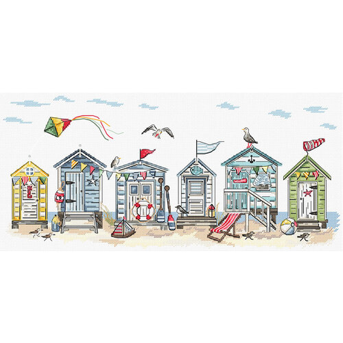 Leti Stitch Borduurpatroon Seaside Cottages - Leti Stitch