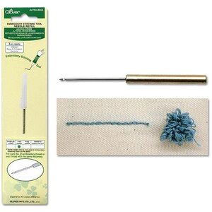 Clover Clover Needle Refill 3-ply Threads voor de Embroidery Stitching Tool (punchen)