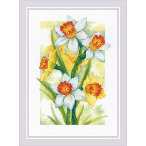 RIOLIS Borduurpakket Spring Glow - Daffodils - RIOLIS