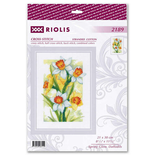 RIOLIS Borduurpakket Spring Glow - Daffodils - RIOLIS