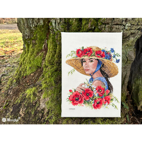 Merejka Borduurpakket Flower Hat - Merejka