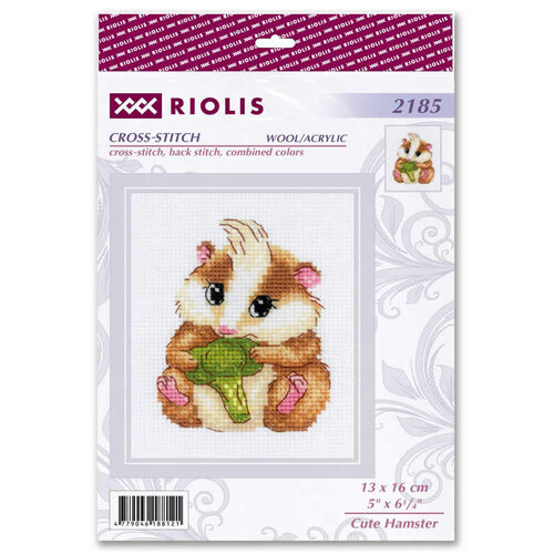 RIOLIS Borduurpakket Cute Hamster - RIOLIS