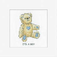 Borduurpakket - It's a Boy Card - Heritage Crafts