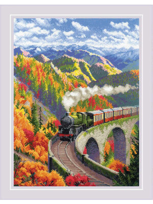 RIOLISf Borduurpakket Autumn Express - RIOLIS RIOLISf Borduurpakket Autumn Express - RIOLIS