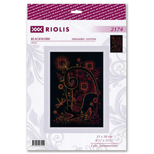 RIOLIS Borduurpakket Cats - Summertime - RIOLIS