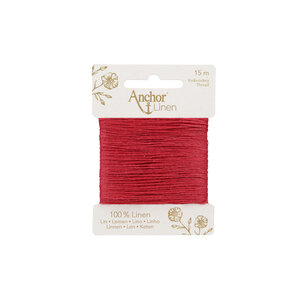 Anchor Linen - Linnen Splijtzijde - 017 Raspberry