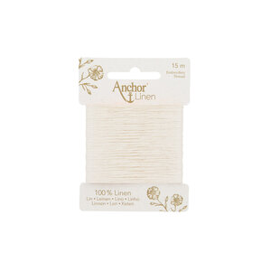 Anchor Linen - Linnen Splijtzijde - 001 Snowdrop