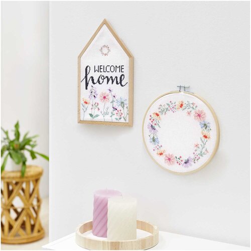 Rico Design Borduurpakket Welcome Home Large