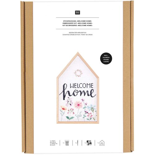 Rico Design Borduurpakket Welcome Home Large