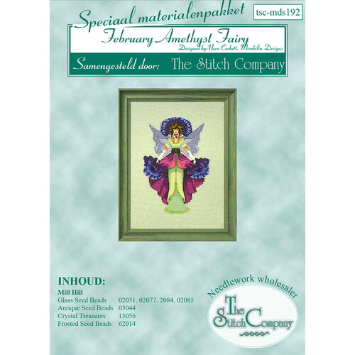 The Stitch Company Mirabilia 192 - February Amethyst Fairy - spec. mat.