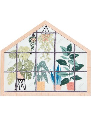 Rico Design Borduurpakket Vrij Borduren - Urban Jungle Rico Design Borduurpakket Vrij Borduren - Urban Jungle