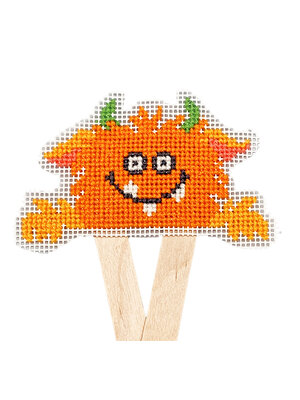 Bothy Threads Borduurpakket Little Stitchers Hop - Mini Monsters - Ozzy - Bothy Threads