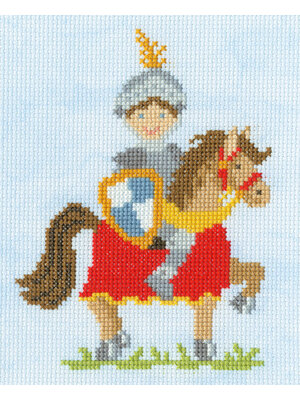 Bothy Threads Borduurpakket Little Stitchers Jump - The Knight's Tale - Bothy Threads