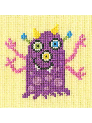 Bothy Threads Borduurpakket Little Stitchers Skip - Massive Monsters - Perry - Bothy Threads