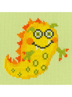 Bothy Threads Borduurpakket Little Stitchers Skip - Massive Monsters - Yazz - Bothy Threads