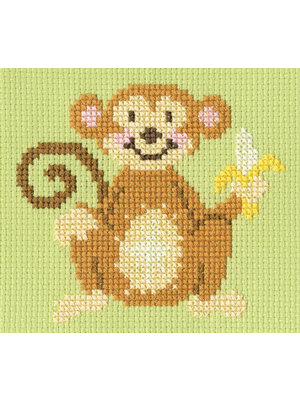 Bothy Threads Borduurpakket Little Stitchers Skip - Monkey Madness - Bothy Threads
