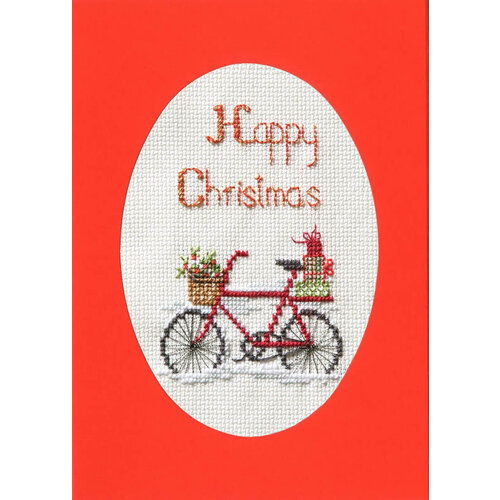 Bothy Threads Borduurpakket Christmas Card - Shristmas Delivery - Bothy Threads