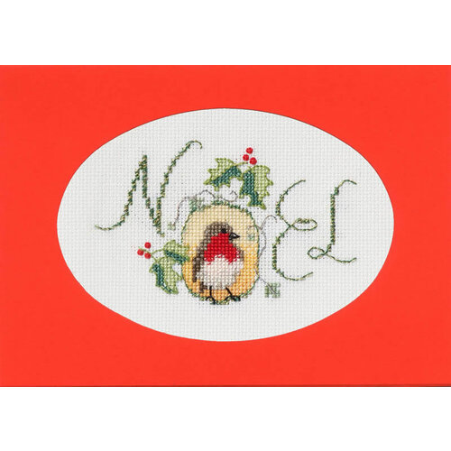 Bothy Threads Borduurpakket Christmas Card - Noel Robin - Bothy Threads