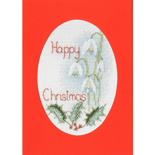 Bothy Threads Borduurpakket Christmas Card - Snowdrops - Bothy Threads
