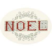 Borduurpakket Christmas Card - Noel  - Bothy Threads