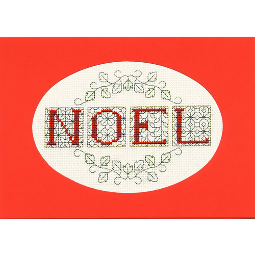 Bothy Threads Borduurpakket Christmas Card - Noel  - Bothy Threads