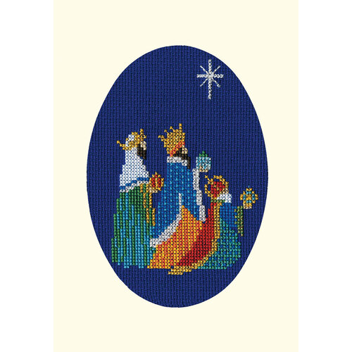 Bothy Threads Borduurpakket Christmas Card - Three Kings  - Bothy Threads