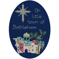 Borduurpakket Christmas Card - Bethlehem - Bothy Threads