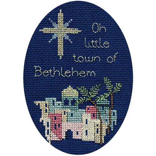 Bothy Threads Borduurpakket Christmas Card - Bethlehem  - Bothy Threads