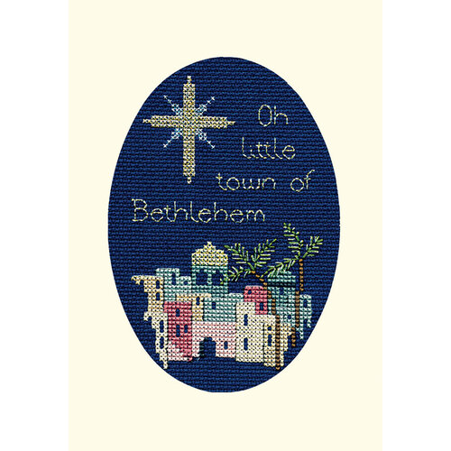 Bothy Threads Borduurpakket Christmas Card - Bethlehem  - Bothy Threads