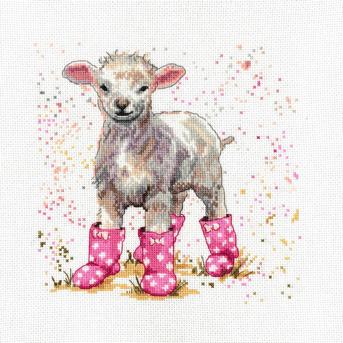 Bree Merryn Borduurpakket Lottie The Lamb - Bree Merryn