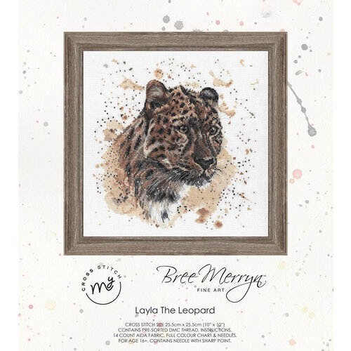 Bree Merryn Borduurpakket Layla the Leopard - Bree Merryn