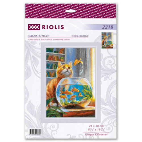 RIOLIS Borduurpakket Ginger Observer - RIOLIS